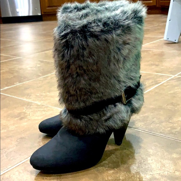 Muk Luks Shoes - Faux Fur Boots